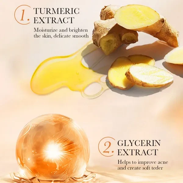 Sadoer Turmeric Antioxygen Repair Face Cream Nourishing Lotion Acne Removing Cle