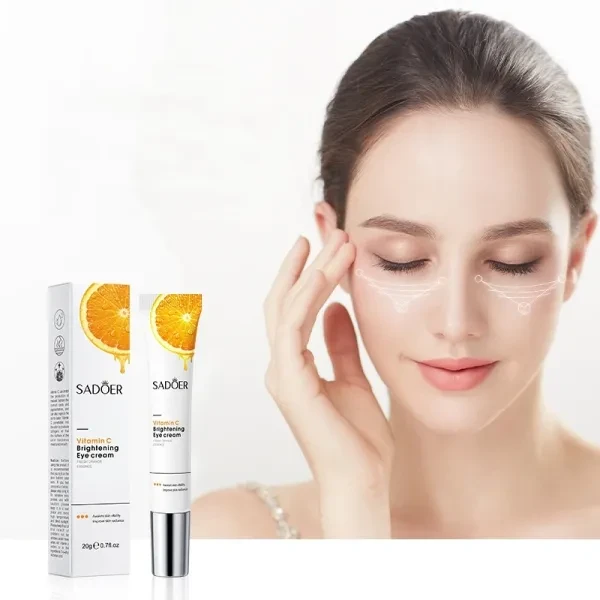 Vitamin C Brightening Eye Cream Smooth Skin Dark Cricle Remover Lighten Face Moi