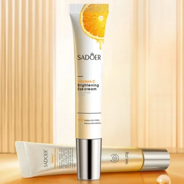 Vitamin C Brightening Eye Cream Smooth Skin Dark Cricle Remover Lighten Face Moi