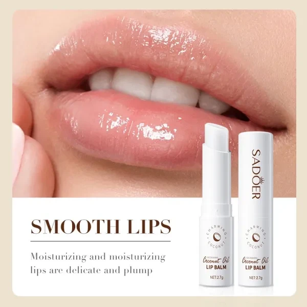 Coconut Oil Soothing Moisturizing Lip Balm Nourishing Hydrating Lipstick Anti-cr
