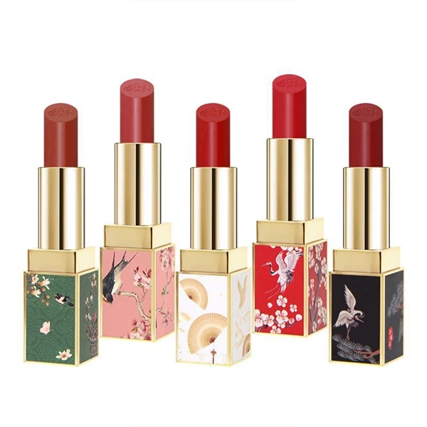 Women Long Lasting Moisturizing Lipstick, Oriental Retro Matte Lips