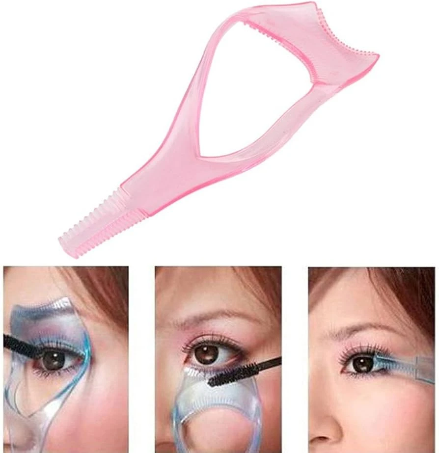 Portable Eyelashes Applicator Tool With Mini Comb Easy Eyelash Mascara Guide Mak