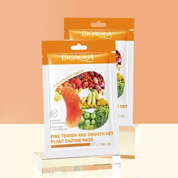 Multi Natural Plants Extraction Enzyme Face Mask Hydrating Anti Aging Smooth Ski