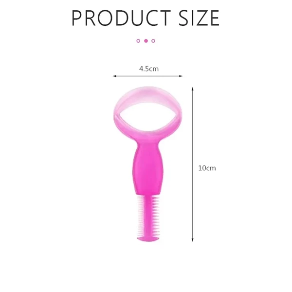 Portable Eyelashes Applicator Tool With Mini Comb Easy Eyelash Mascara Guide Mak