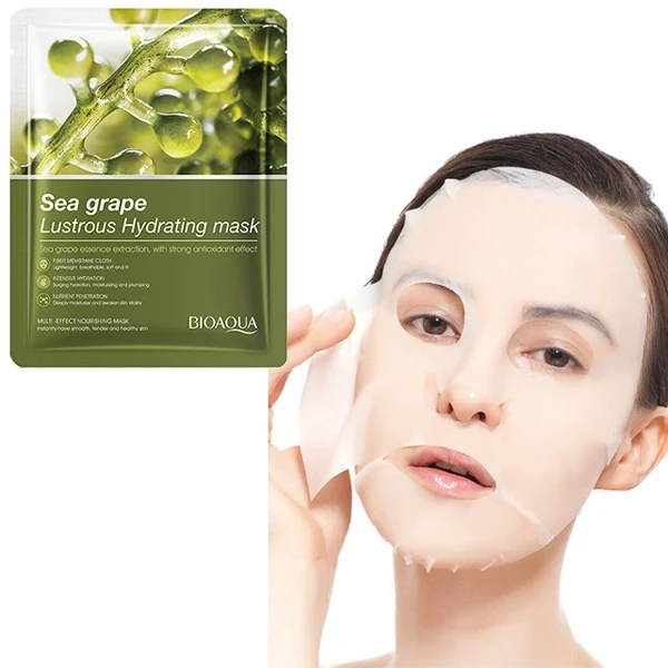 Sea Grape Dry Skin Hydrating Face Mask Deep Moisturizing Anti-aging Skin Care Fa