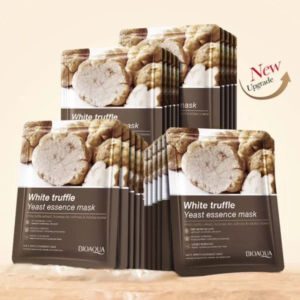 White Truffle Yeast Face Mask Dry Skin Hydrating Moisturizing Facial Mask Anti A