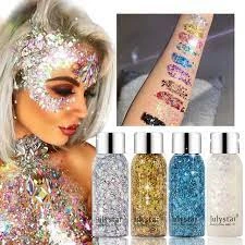 3 Pcs Multicolor Glitter Eye Sequin Shadow Set