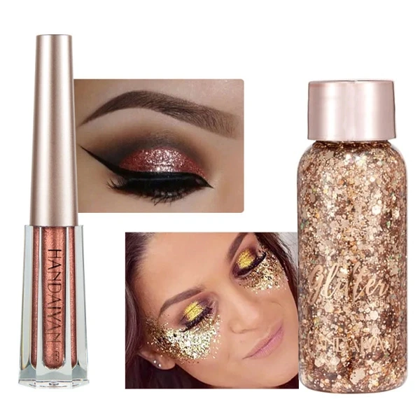 Sparkle & Shine Eye Shadow Set (2pc) - Long Lasting Glam Eye Makeup