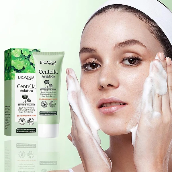 Deeply Clean Skin Pores Highly Moisturizing Oil Control Anti-Acne Facial Cleanse