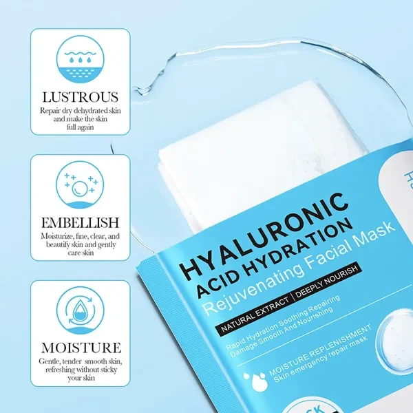 Hyaluronic Acid Highly Nourishing Mask Anti-Aging Skin Care Hydrating Face Mask