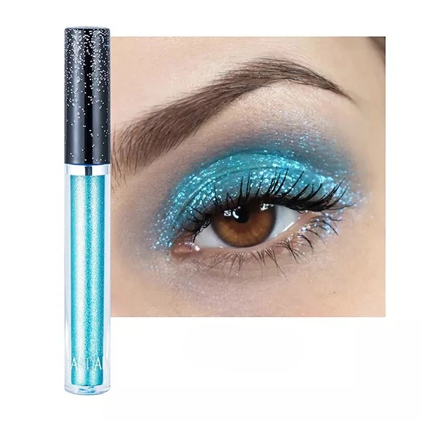 Portable Glitter Long-Lasting Sweat-Proof Glamorous Pearlescent Liquid Eye Shado