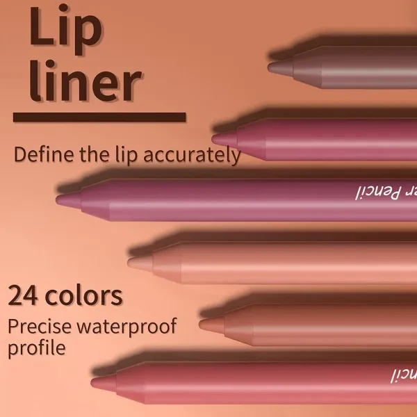 Matte Lip Liner Set - 6 Shades