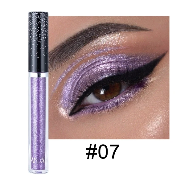 Portable Glitter Long-Lasting Sweat-Proof Glamorous Pearlescent Liquid Eye Shado