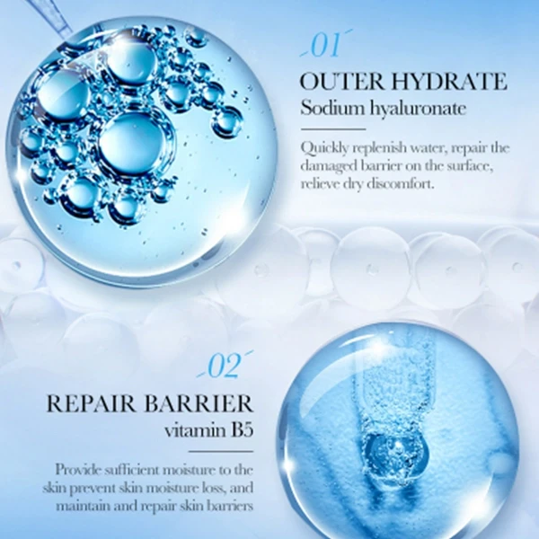 Deeply Nourishing Facial Care Glowing Skin Hyaluronic Acid Vitamin B5 Facial Mas