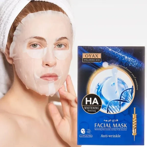 1 Pc Moisturizing Hydrating Anti Wrinkle Skincare HA Facial Mask Sheet