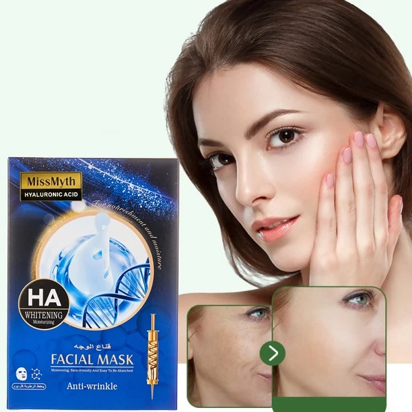1 Pc Moisturizing Hydrating Anti Wrinkle Skincare HA Facial Mask Sheet