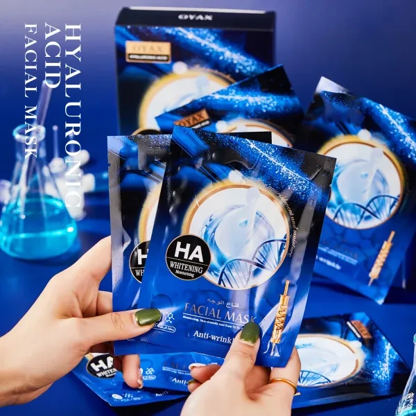 1 Pc Moisturizing Hydrating Anti Wrinkle Skincare HA Facial Mask Sheet