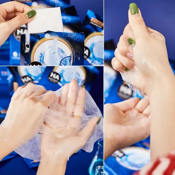 1 Pc Moisturizing Hydrating Anti Wrinkle Skincare HA Facial Mask Sheet