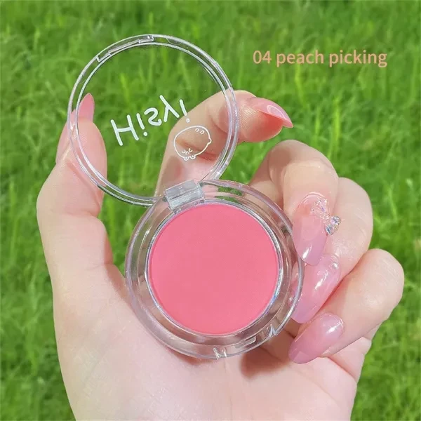 Water Resistant Face Grooming Pure Natural Facial Cheek Enhancer Peach Blush Pal
