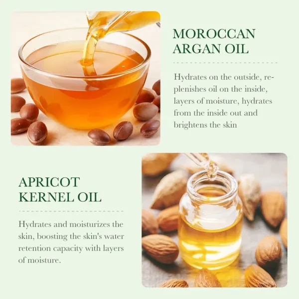 Natural Argan Oil Anti-aging Firming Facial Massage Oil Soothing Moisturizing Sk