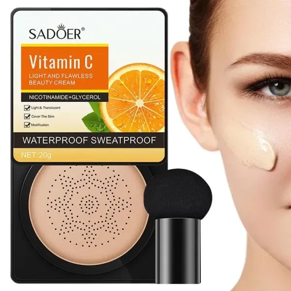 Vitamin C Natural Long-lasting BB Cream Moisturizing Foundation Brighten Skin Be