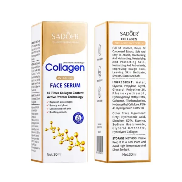 Collagen Anti-aging Moisturizing Nourishing Face Serum Replenish Skin Face Beaut