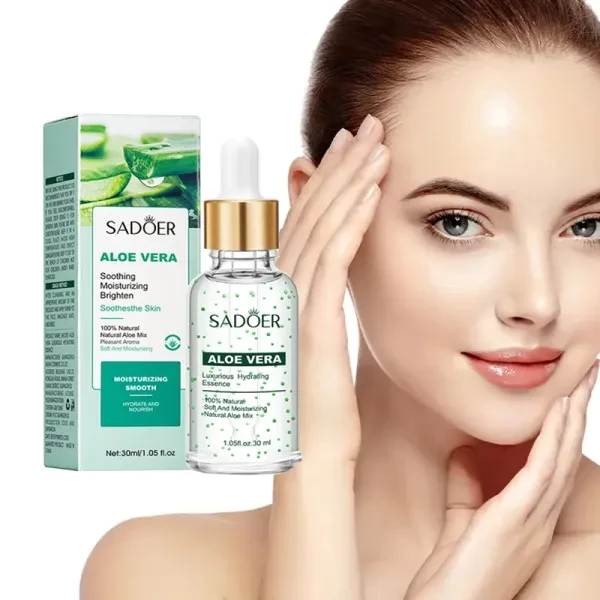 Aloe Vera Smooth Skin Hydrating Facial Serum Moisturizer Face And Body Gel Skin