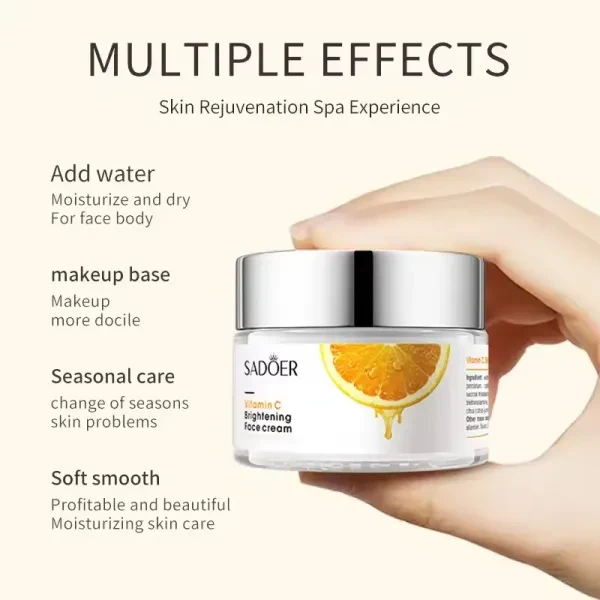 Brightening Vitamin C Cream Moisturizing Whitening Cream Lightening Skin Care Fa