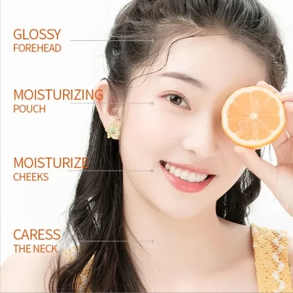 Vitamin-C Brightening Toner Fresh Orange Essence Refreshing Moisturizing Lighten