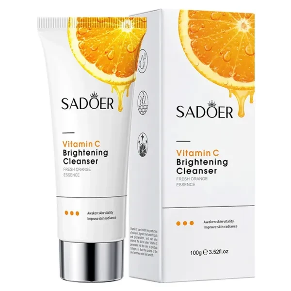 Brightening Vitamin C Cleanser Fresh Orange Essence Facial Cleaner Moisturizing