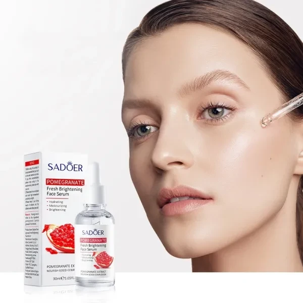 Pomegranate Fresh Brightening Face Serum Oil Deep Moisturizing Reducing Fine Lin