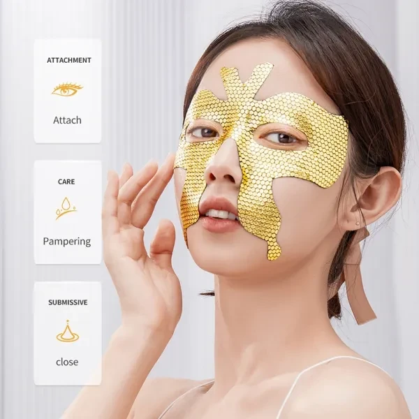 2 Pcs Golden Butterfly Eye Mask Anti Wrinkle Moisturizer Anti Aging Sagging Wrin