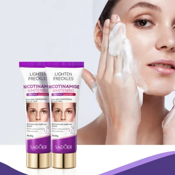 Skin Care Deep Cleanser Moisturizing Lightening Skin Gentle Nicotinamide Antispo