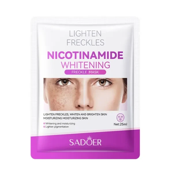 1 Box 10 Pcs Nicotinamide Whitening Freckle Removing Facial Mask Skincare Moistu