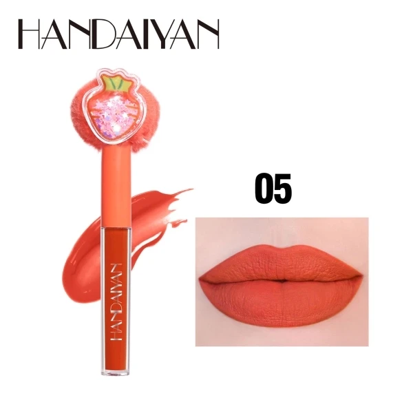 Luxury Fruit Design Long Lasting Non-Stick Waterproof Quick Dry Lip Care Lipstic
