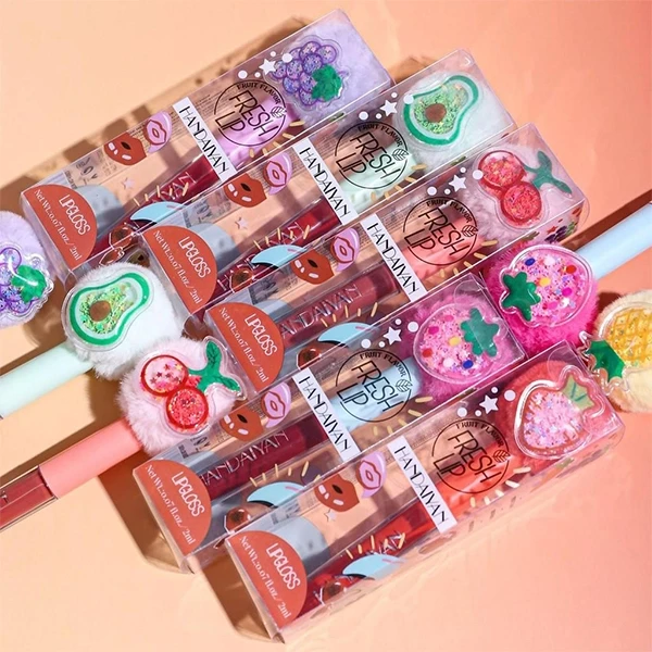 Luxury Fruit Design Long Lasting Non-Stick Waterproof Quick Dry Lip Care Lipstic