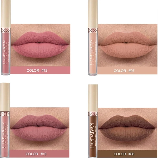 Waterproof Long Lasting Matte Lip Care Luxury Non-Smudge Women Lipstick -11