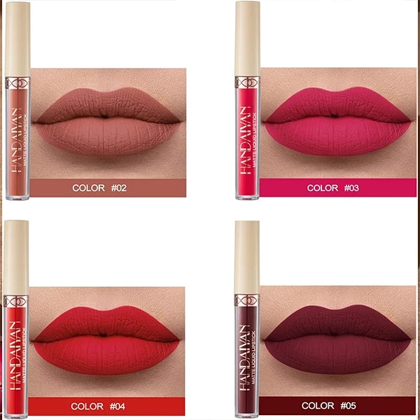 Waterproof Long Lasting Matte Lip Care Luxury Non-Smudge Women Lipstick - 09