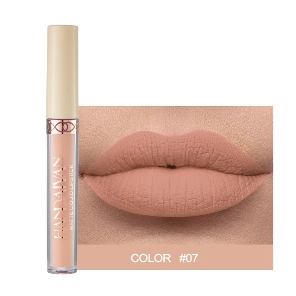 Waterproof Long Lasting Matte Lip Care Luxury Non-Smudge Women Lipstick - 07