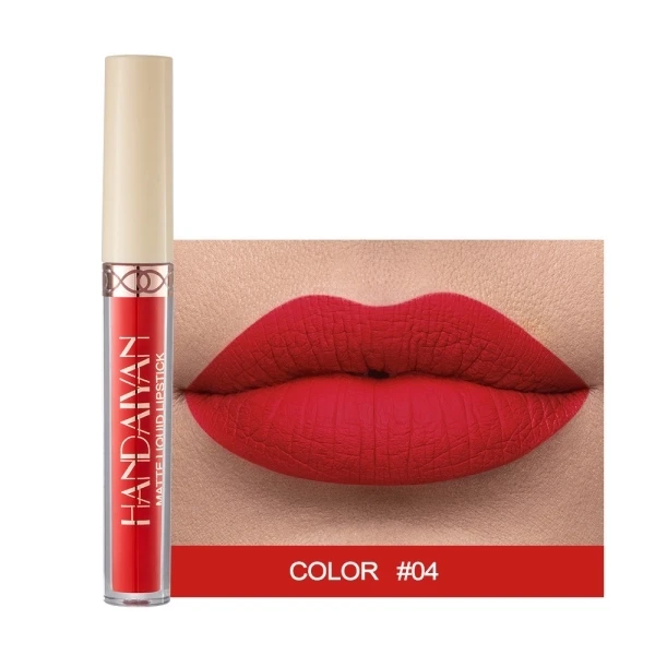 Waterproof Long Lasting Matte Lip Care Luxury Non-Smudge Women Lipstick - 04