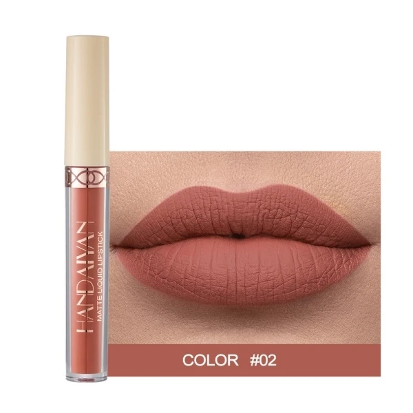 Waterproof Long Lasting Matte Lip Care Luxury Non-Smudge Women Lipstick - 02