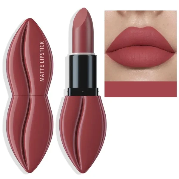 Luxurious Water Resistant Lipstick Long Lasting Highly Pigmented Matte Lip Color
