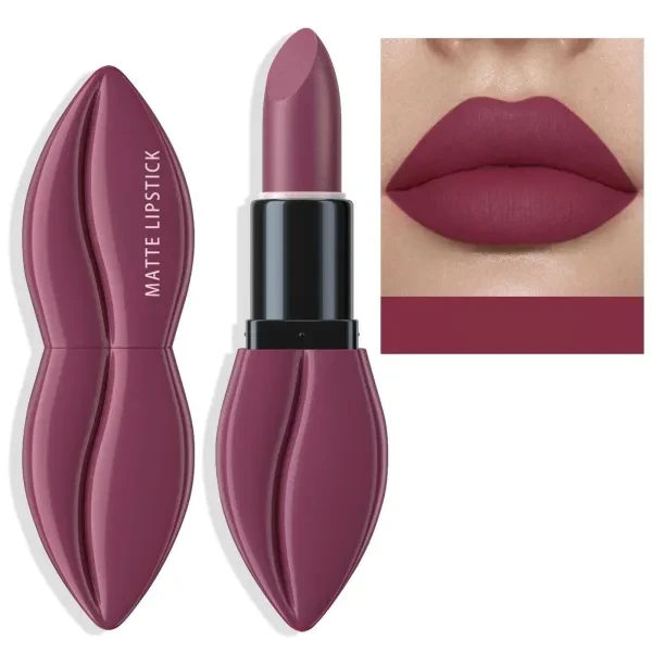 Luxurious Water Resistant Lipstick Long Lasting Highly Pigmented Matte Lip Color