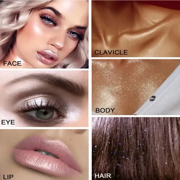 Face Makeup Blush Sparkle & Shine Highlighting Sponge - Natural Glow Radiant Che