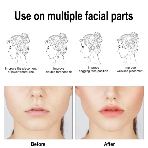 60pc Chin Lift Patches - Instant Double Chin Removal Ultra Thin Tape Set Unisex