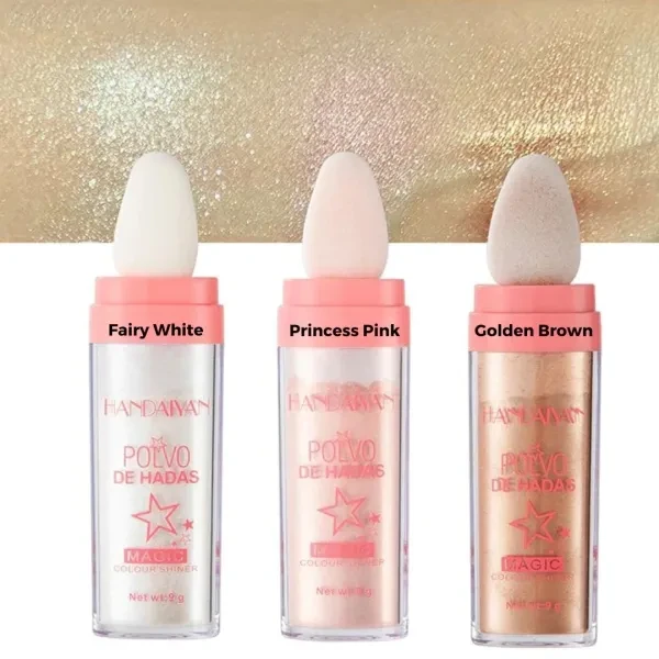 Metallic Finish Highlighter Glitter Shimmer Face Contouring Waterproof Long Last