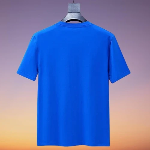 Letter Print Crew Neck Short Sleeves Sports Casual Wear Men T-Shirt