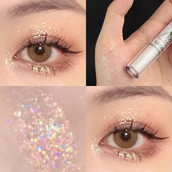 Glitter Liquid Eyeshadow Stick Water proof Long Lasting Shiny Gloss Liquid Eyesh
