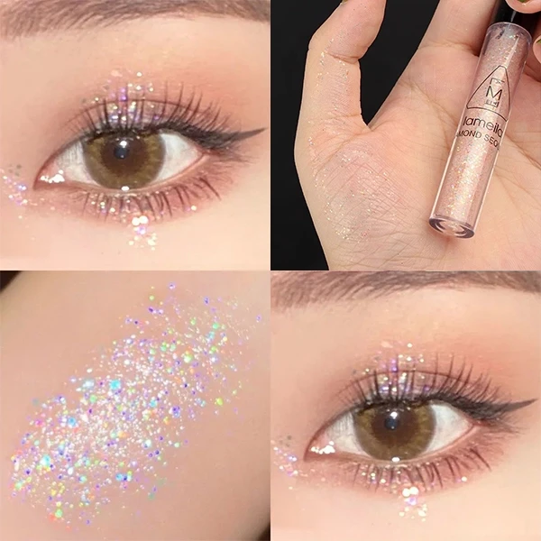 Glitter Liquid Eyeshadow Stick Water proof Long Lasting Shiny Gloss Liquid Eyesh