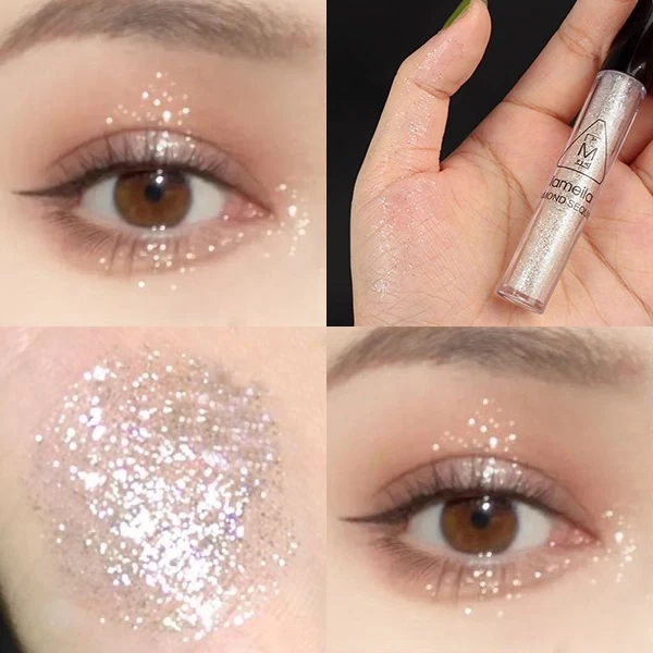 Glitter Liquid Eyeshadow Stick Water proof Long Lasting Shiny Gloss Liquid Eyesh